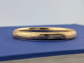 14kt Engraved Dome Bangle