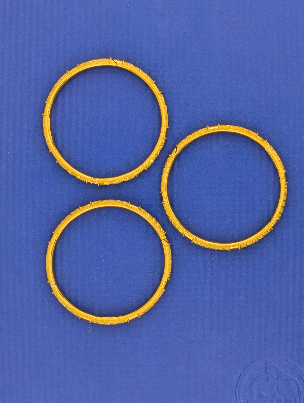23 Karat Set of 3 Bangles