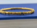 23 Karat Textured Bangle
