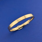 14 karat 6.5mm Flat Bangle - 8.3g
