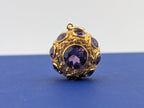 18kt Amethyst Fob