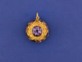 18kt Amethyst Fob