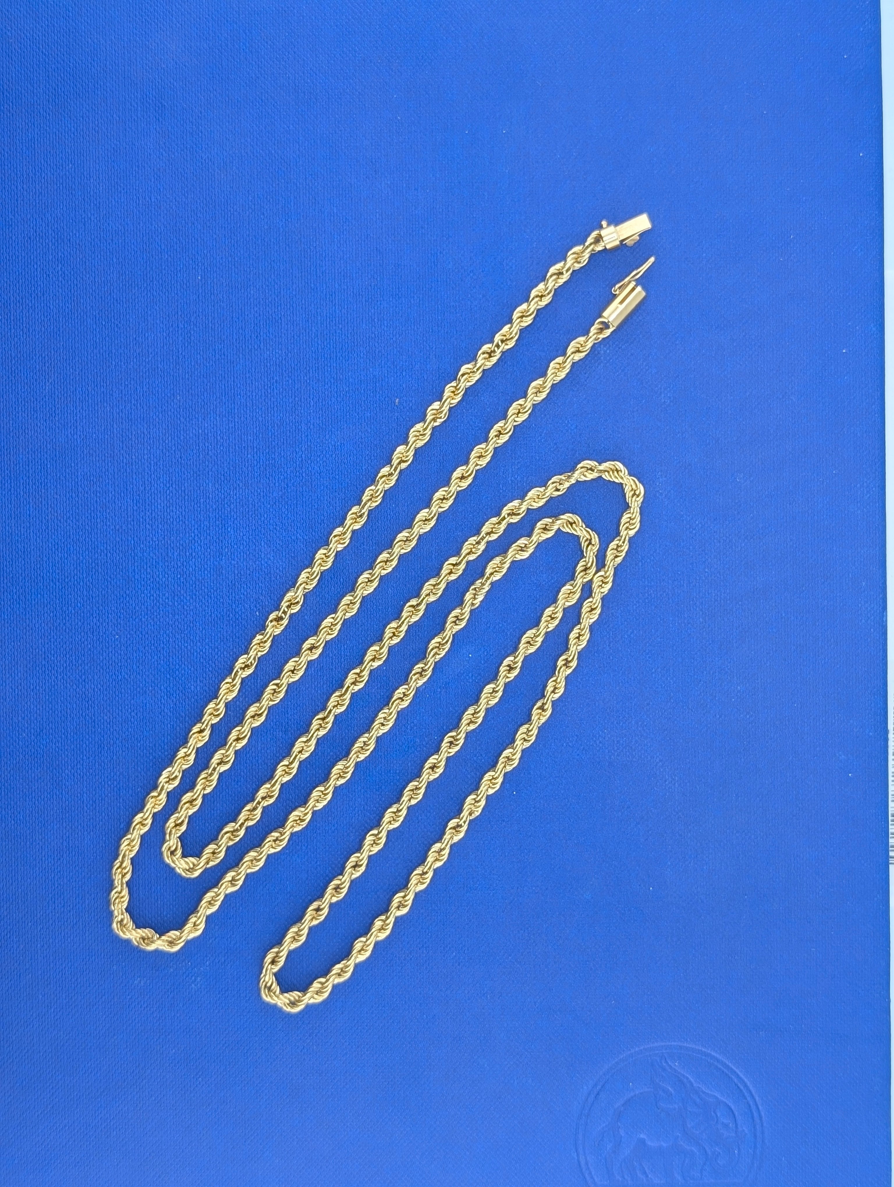 14 ky 4 mm 32.5 inch Rope Chain