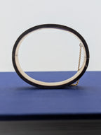 9kt /10kYellow Gold, Enamel, and Seed Pearl Victorian Bracelet - 25.0g