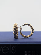14kt Yellow Gold Knot Twist Earrings - 4.8g