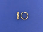 14kt Yellow Gold Knot Twist Earrings - 4.8g
