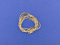 14kt Yellow Gold 31" Squared Rectangle Link Chain - 16.3g