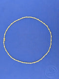 14kt Yellow Gold Bezel Station Necklace - 14.4g