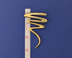 18kt Yellow Gold Zig Zag Squiggle Pin/Brooch - 16.0g