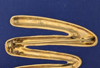 18kt Yellow Gold Zig Zag Squiggle Pin/Brooch - 16.0g