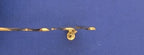 18kt Yellow Gold Zig Zag Squiggle Pin/Brooch - 16.0g