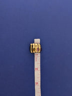 14kt YG RAAFTY Ribbed Amethyst, Citrine, and Tourmaline Earrings - 15.5g