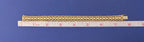 14kt Yellow Gold dosed x-link Bracelet - 26.1g