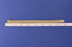 14kt Yellow Gold dosed x-link Bracelet - 26.1g