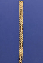 14kt Yellow Gold dosed x-link Bracelet - 26.1g