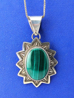 SS Alex Sanchez Malachite Necklace - 18.6g