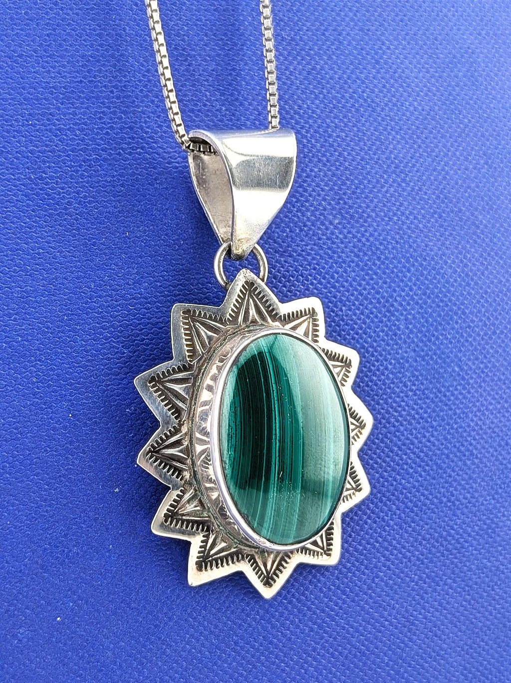 SS Alex Sanchez Malachite Necklace - 18.6g