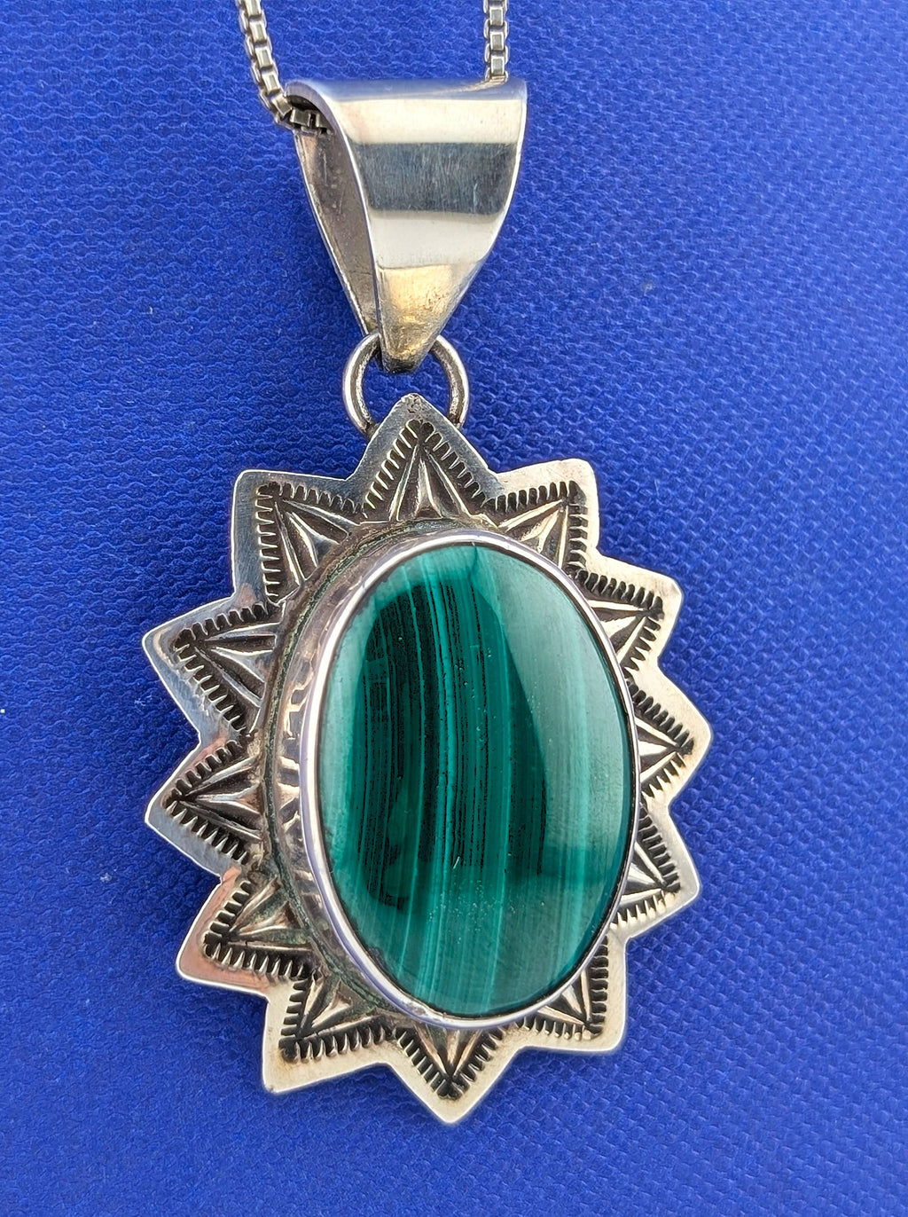 SS Alex Sanchez Malachite Necklace - 18.6g