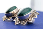 SS Alex Sanchez Malachite Earrings-16.3g