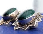 SS Alex Sanchez Malachite Earrings-16.3g