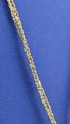 14kt Yellow Gold Citrine,Tourmaline, Sapphire, Garnet Medallion Necklace -13.4 g