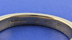 18kt Yellow Gold Hidalgo Black Channel Enamel Band - 4.8g