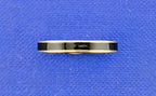 18kt Yellow Gold Hidalgo Black Channel Enamel Band - 4.8g