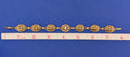 10kt Yellow Gold Filigree Bracelet with .25ct Old European Cut Diamond - 6.2g