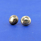 SS Navajo "Pearl" Earrings- 2.6g
