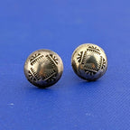 SS Navajo "Pearl" Earrings- 2.6g