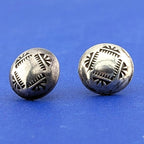 SS Navajo "Pearl" Earrings- 2.6g