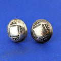 SS Navajo "Pearl" Earrings- 2.6g