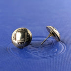SS Navajo "Pearl" Earrings- 2.6g