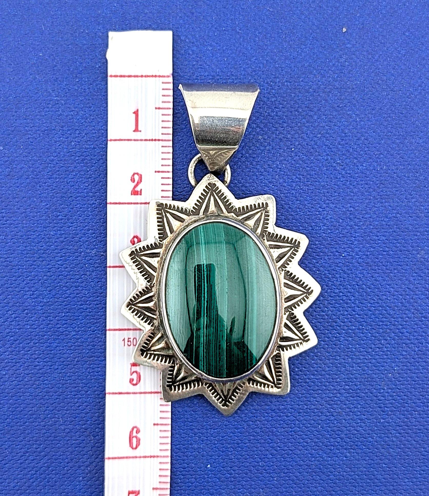 SS Alex Sanchez Malachite Necklace - 18.6g