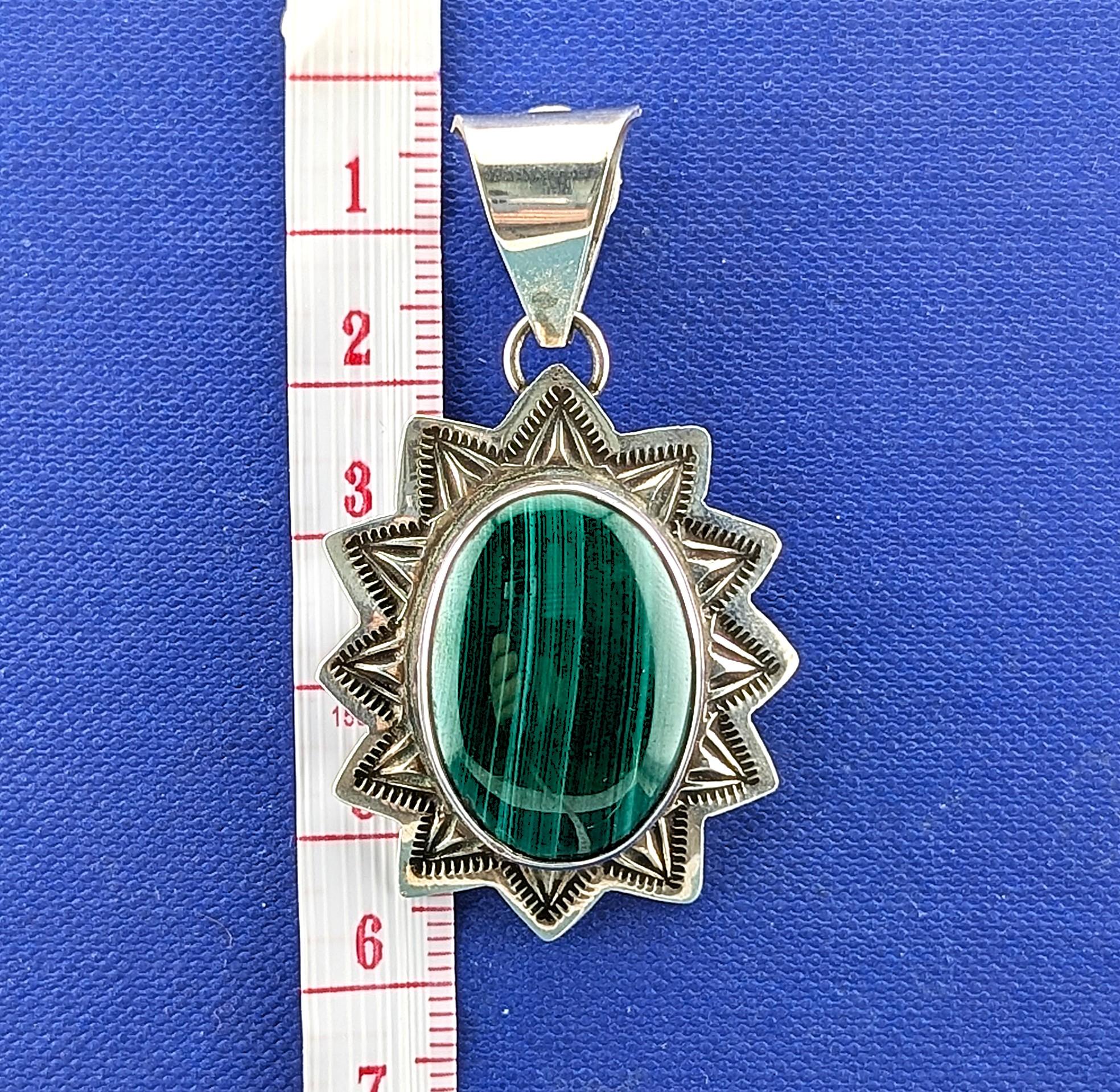SS Alex Sanchez Malachite Necklace - 18.6g