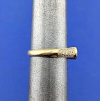 18kt Yellow Gold Sapphire and Diamond Ring - 4.4g