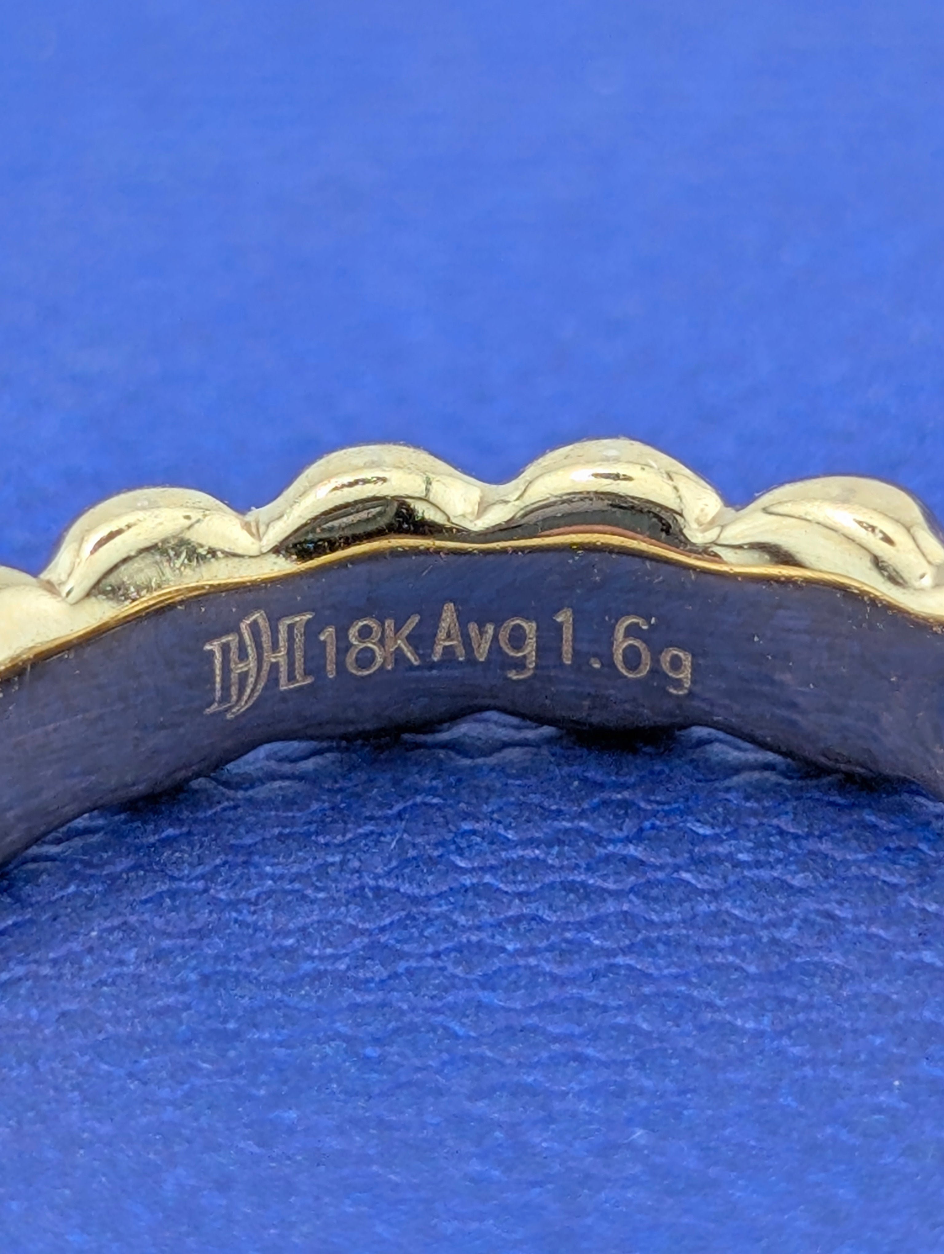 18kt Fluted Band John Hardy Band - 1.8g