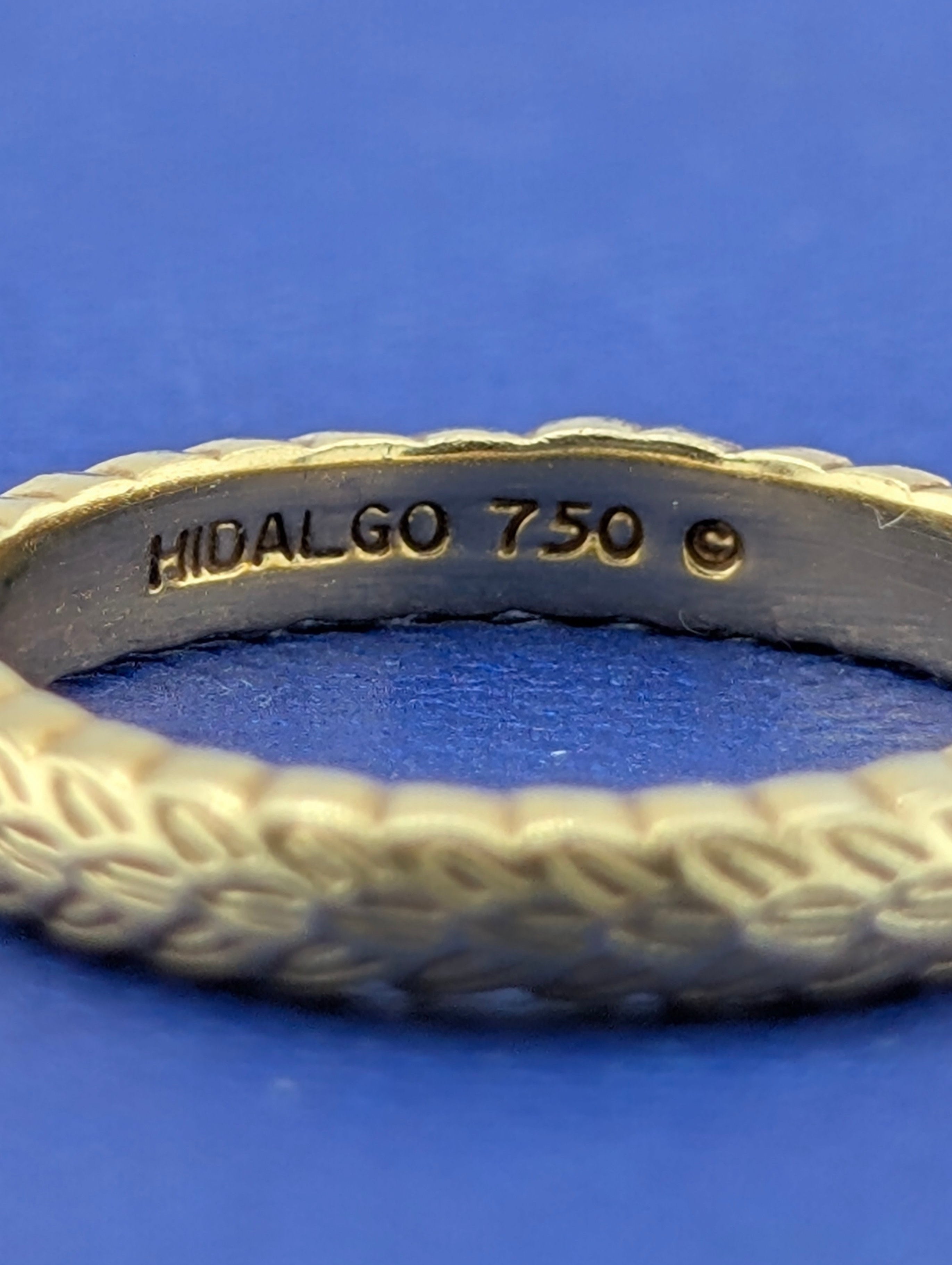 18kt Hidalgo Engraved Band - 4.1g