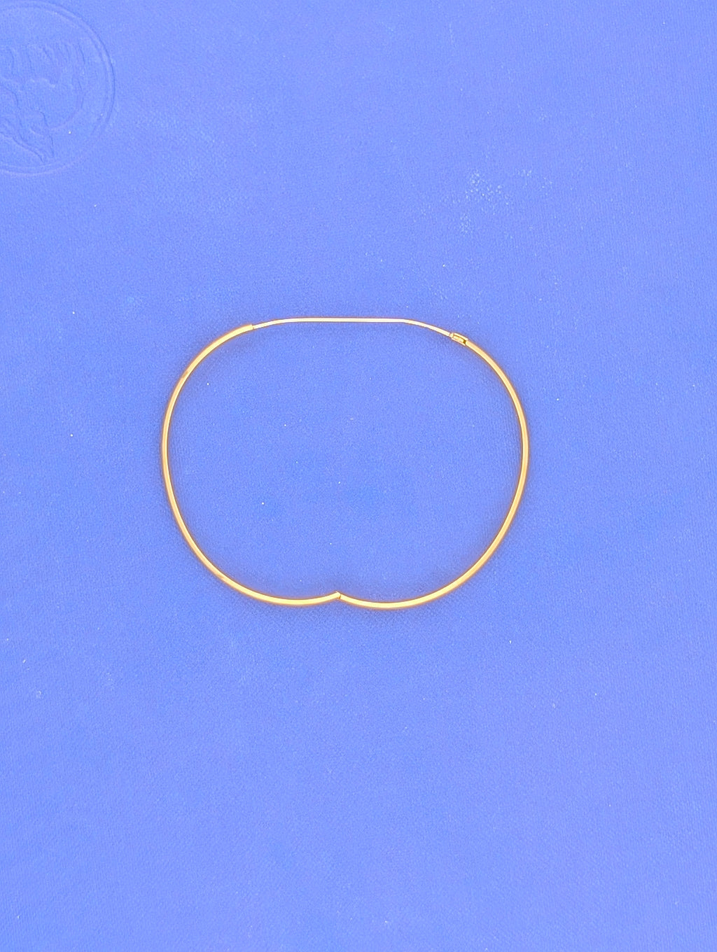 10kt Half Dome small bangle - 3.3g (Copy)