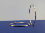 14kt Thin (1.9mm) Hoop Earrings - 2.3g