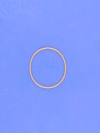 10kt Half Dome small bangle - 3.3g (Copy)