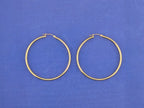 14kt Thin (1.9mm) Hoop Earrings - 2.3g